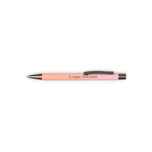 Picture of CRESCO L-AQWA KOLLEGA PEACH PINK GRADIENT BALLPOINT PEN